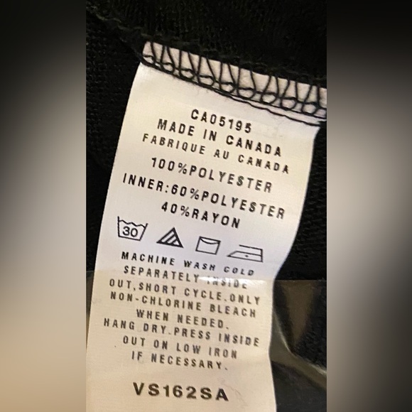 Picadilly sheer white tunic with black design & built-in black tank top - L -NWT - Picture 12 of 14